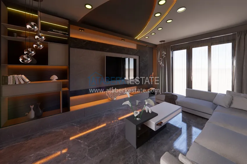 Приобрести Вилла в Каргыджаке в эксклюзивном комплексе на этапе строительства  3 