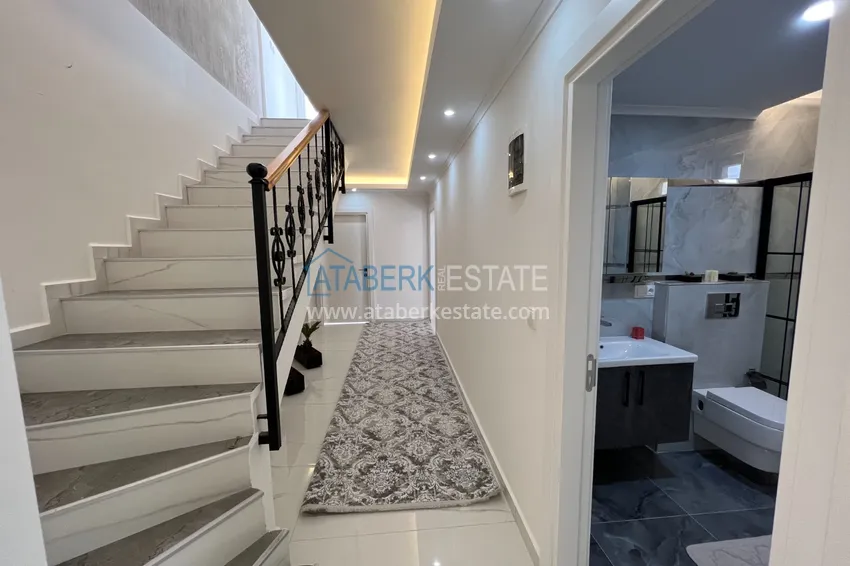 Приобрести Пентхаус-дуплекс в Махмутларе меблированный, с сауной и видом на море 12 