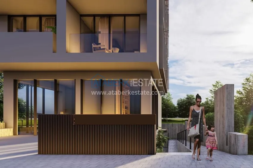 Квартира в центре Алании в комплексе на этапе строительства 6 