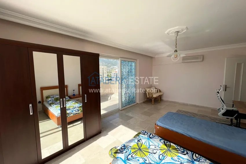 Приобрести Пентхаус в Махмутларе с мебелью, видом на море и горы  15 