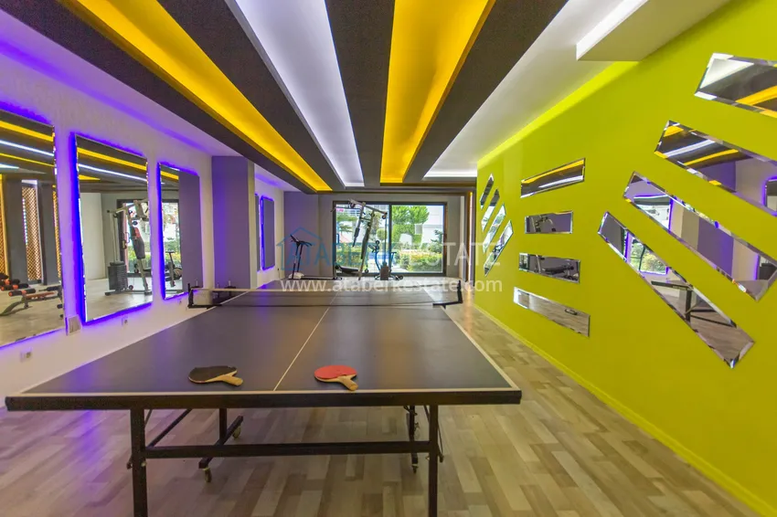 Квартира с мебелью и застекленным балконом в Махмутларе 16 