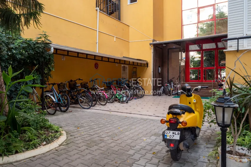 Дуплекс в центре Алании в комплексе с бассейном и видом на горы 17 