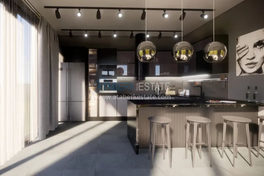 Приобрести Вилла в Каргыджаке в эксклюзивном комплексе на этапе строительства  4 