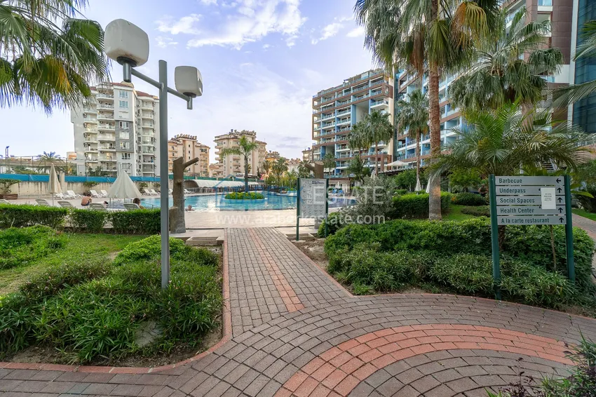 Квартира в районе Джикджилли в комфортабельном жилом комплексе 15 