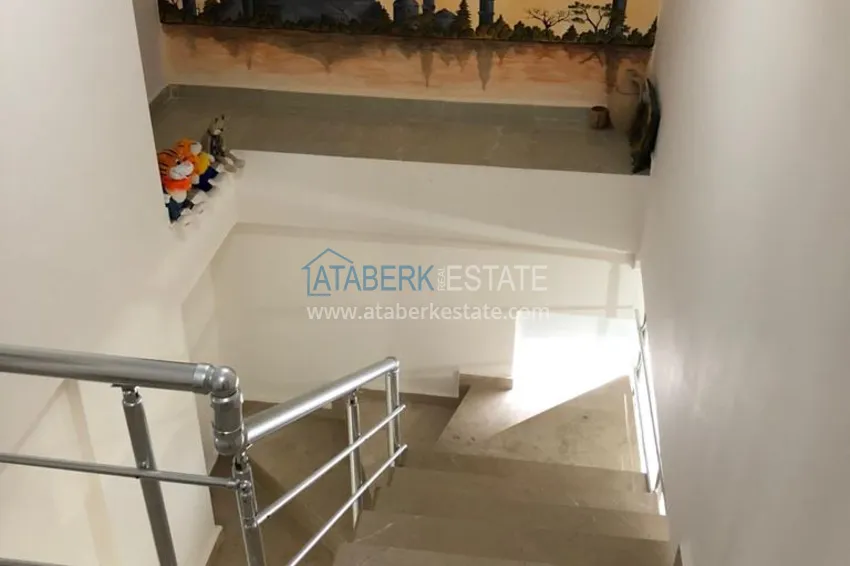 Приобрести Пентхаус-дуплекс в Алании район Конаклы с видом на море  12 