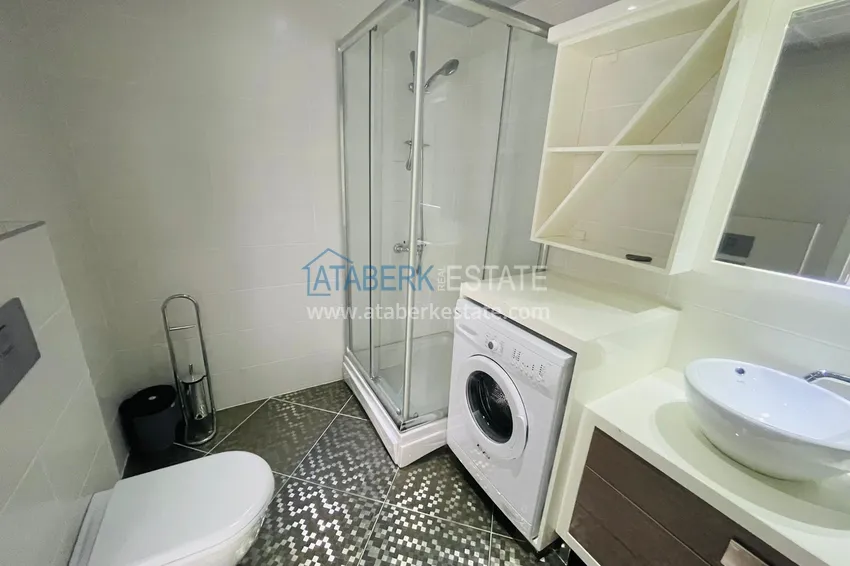 Приобрести Двухуровневый пентхаус в Алании район Кестель с мебелью 17