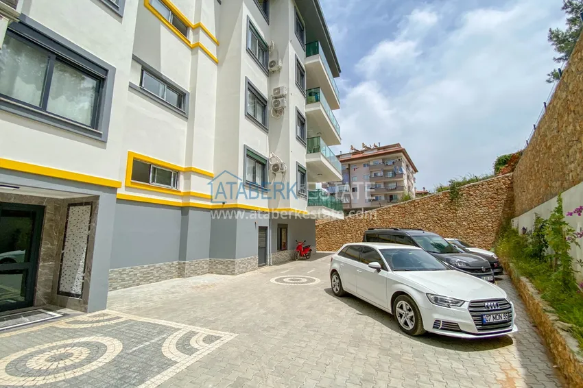 Садовый дуплекс в Алании – район Оба с чистовой отделкой и новой мебелью 12 