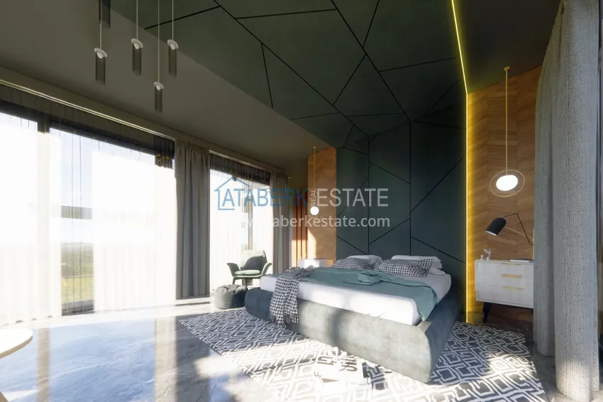 Приобрести Вилла в Каргыджаке в эксклюзивном комплексе на этапе строительства  5 