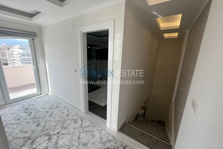 Приобрести Пентхаус-дуплекс в Махмутларе меблированный, с сауной и видом на море 13 