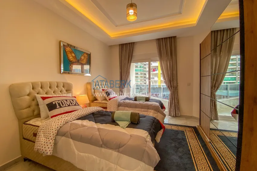 Приобрести Пентхаус в Алании - район Махмутлар, двухуровневый с новой мебелью 14