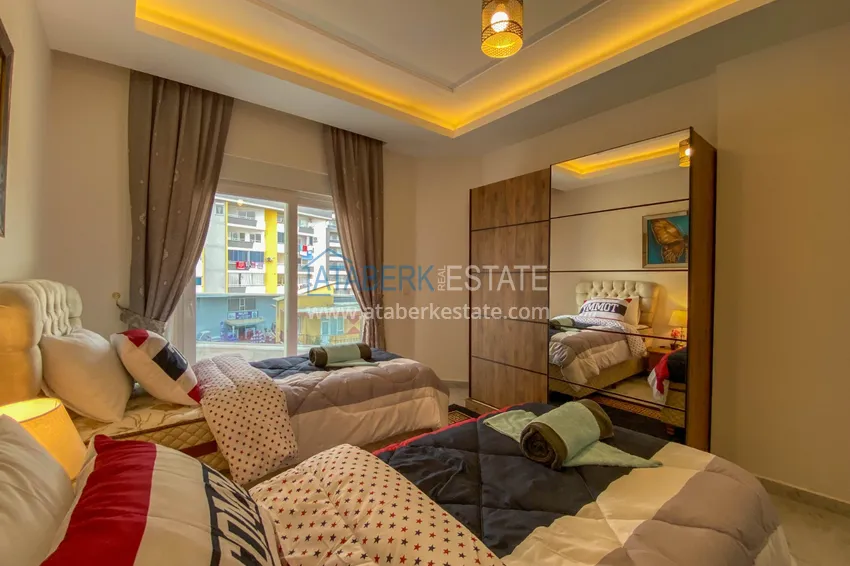 Приобрести Пентхаус в Алании - район Махмутлар, двухуровневый с новой мебелью 15