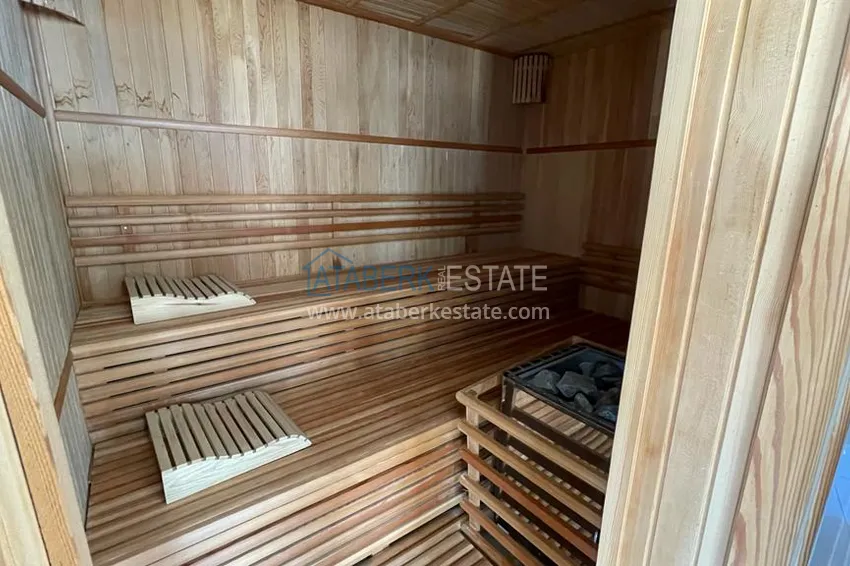 Приобрести Пентхаус-дуплекс в Махмутларе с прямым видом на море и горы, первая береговая 14 