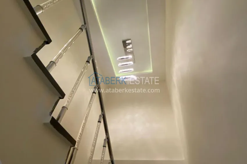 Приобрести Квартира-дуплекс в Алании район Кестель с мебелью и открытым видом на море 15 