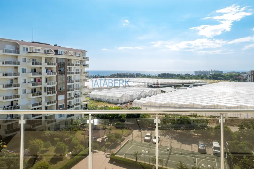 Приобрести Квартира двухкомнатная с видом на море в комплексе с частным пляжем в Авсалларе 14 