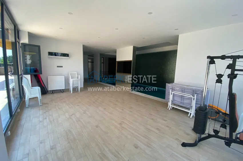 Квартира Махмутларе меблированная с отдельной кухней и частичным видом на море 17 