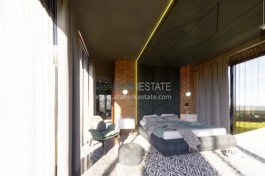 Приобрести Вилла в Каргыджаке в эксклюзивном комплексе на этапе строительства  6 