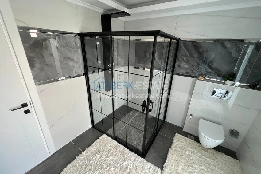 Приобрести Пентхаус-дуплекс в Махмутларе меблированный, с сауной и видом на море 14 