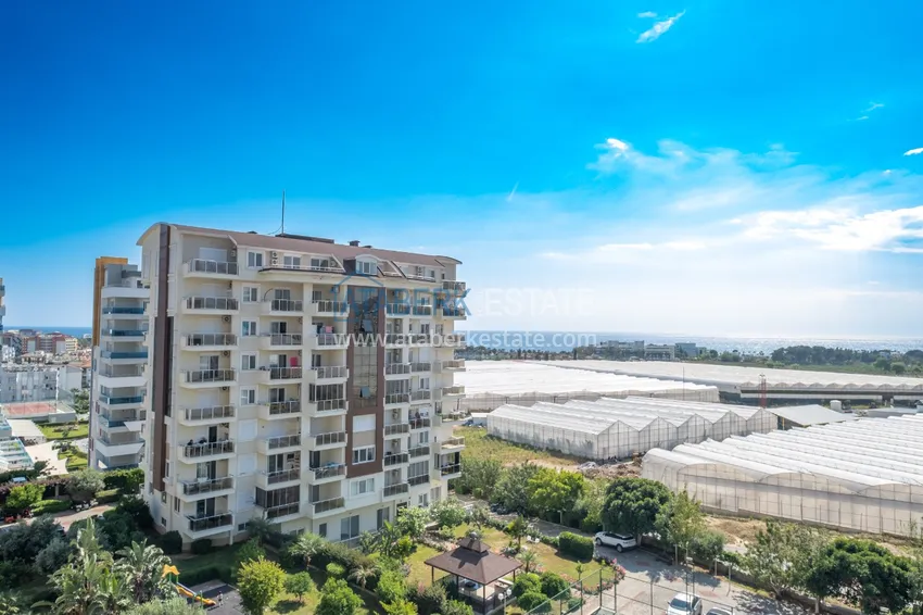 Приобрести Квартира двухкомнатная с видом на море в комплексе с частным пляжем в Авсалларе 15 