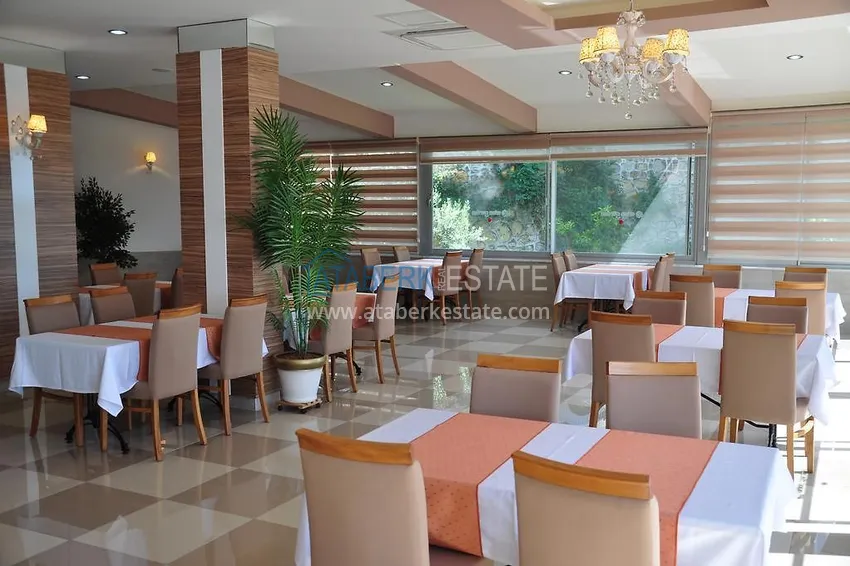 Квартира двухкомнатная с видом на море в комплексе с частным пляжем в Авсалларе 17 