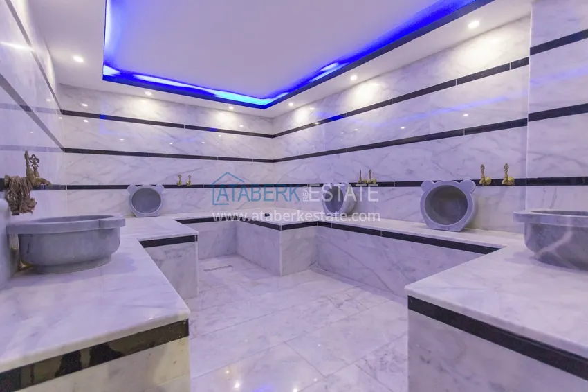 Квартира с мебелью и застекленным балконом в Махмутларе 20 