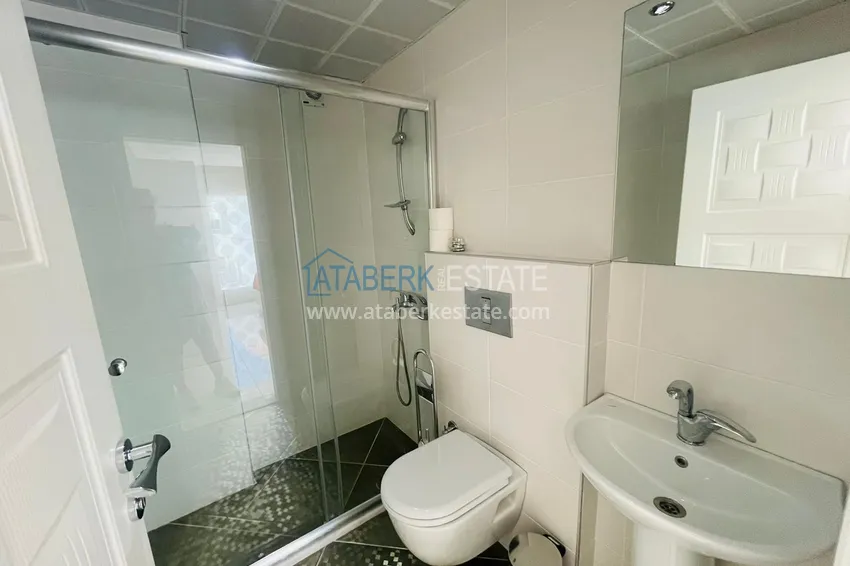 Приобрести Двухуровневый пентхаус в Алании район Кестель с мебелью 20