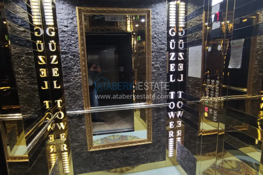 Квартира в Махмутларе со стильным интерьером, отдельной кухней и видом на море 20 