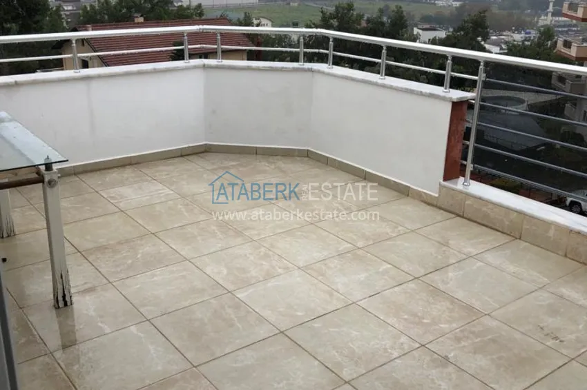 Приобрести Пентхаус-дуплекс в Алании район Конаклы с видом на море  17 