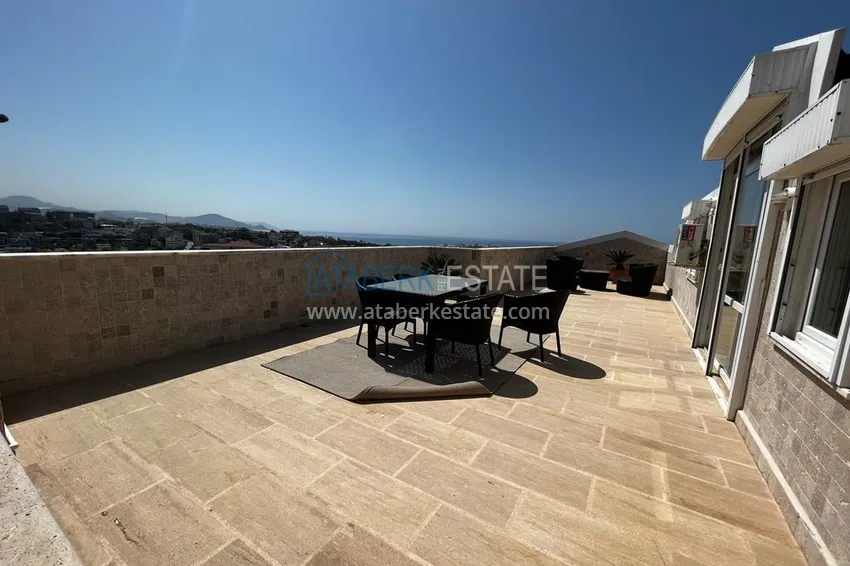 Приобрести Видовой пентхаус в районе Тосмур с мебелью в жилом комплексе 16 