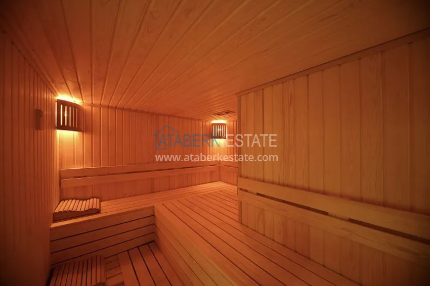 Квартира в Махмутларе с мебелью и видом на море в резиденции на второй береговой 19 