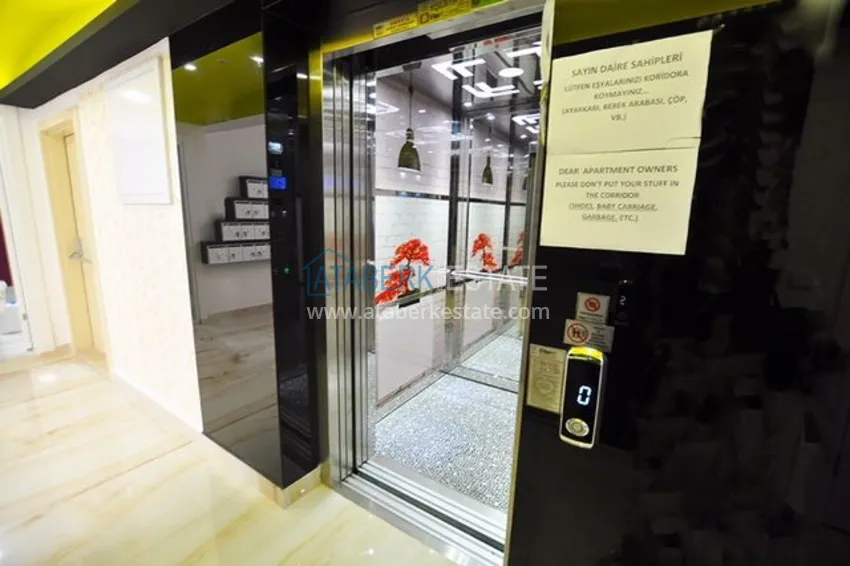 Квартира с мебелью и застекленным балконом в Махмутларе 21 