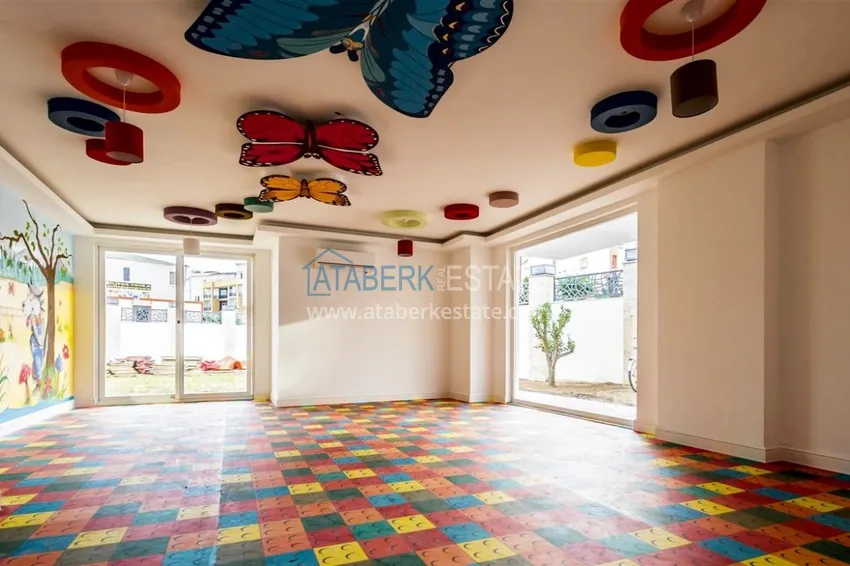 Квартира в Авсалларе с мебелью в элитном комплексе у пляжа Инджекум 18 