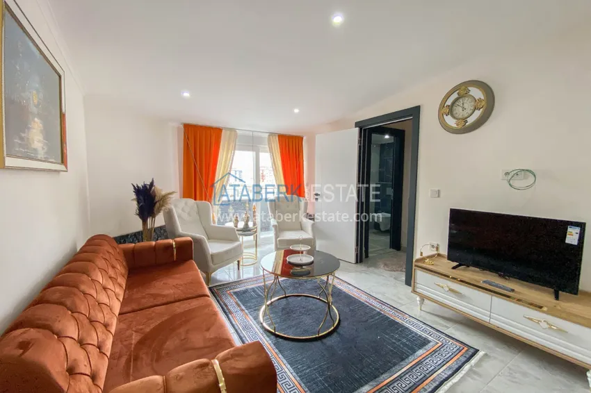 Приобрести Пентхаус в Алании - район Махмутлар, двухуровневый с новой мебелью 24