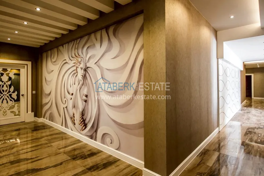 Квартира в Авсалларе с мебелью в элитном комплексе у пляжа Инджекум 19 