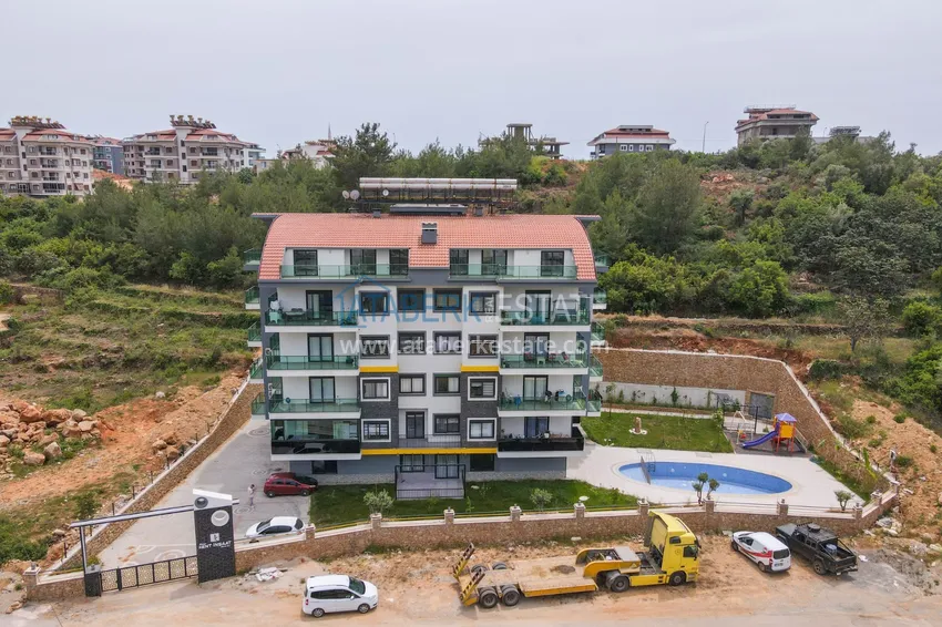 Садовый дуплекс в Алании – район Оба с чистовой отделкой и новой мебелью 2 