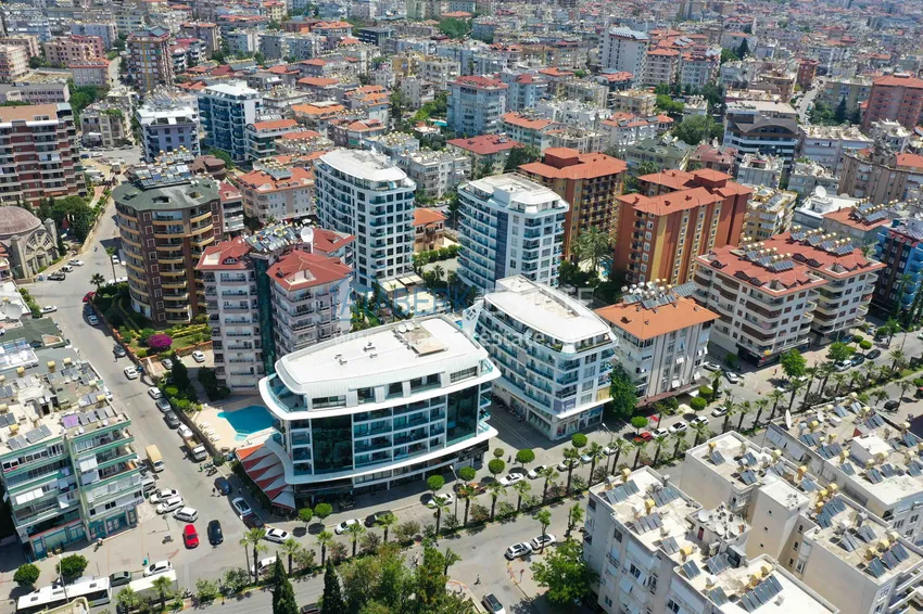 Срочная продажа! Квартира в центре Алании с новой мебелью в престижном комплексе 1 