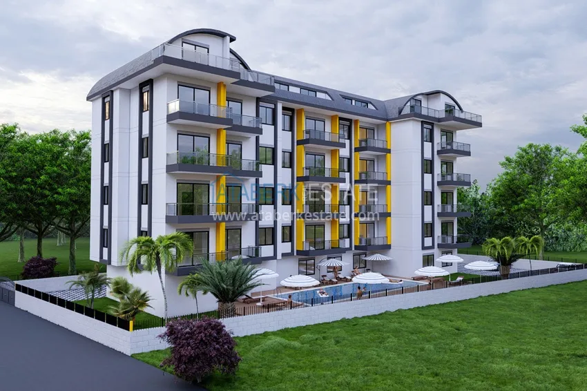 Новый проект жилого комплекса в Алании район Авсаллар 1 