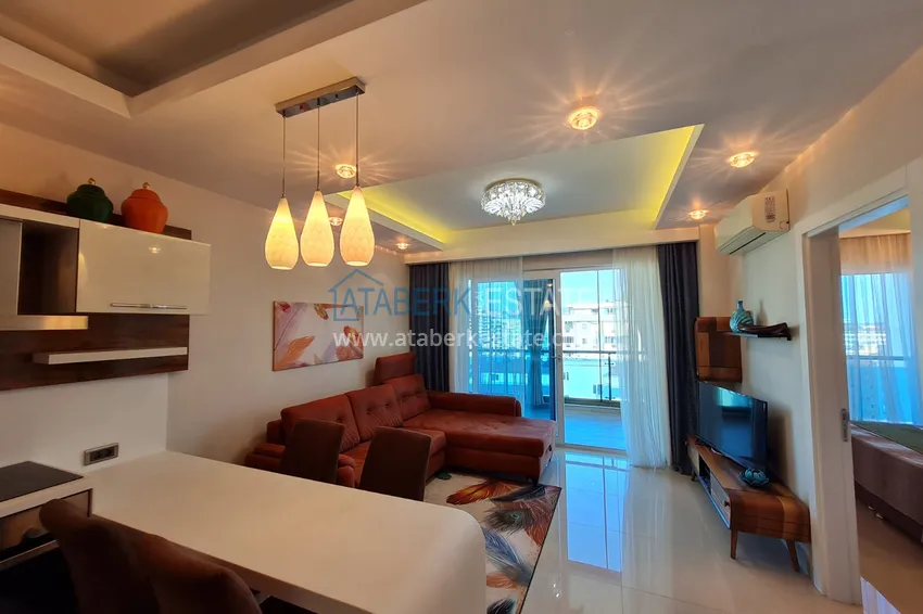 Приобрести Квартира в Махмутларе с мебелью и видом на море в резиденции на второй береговой 1 