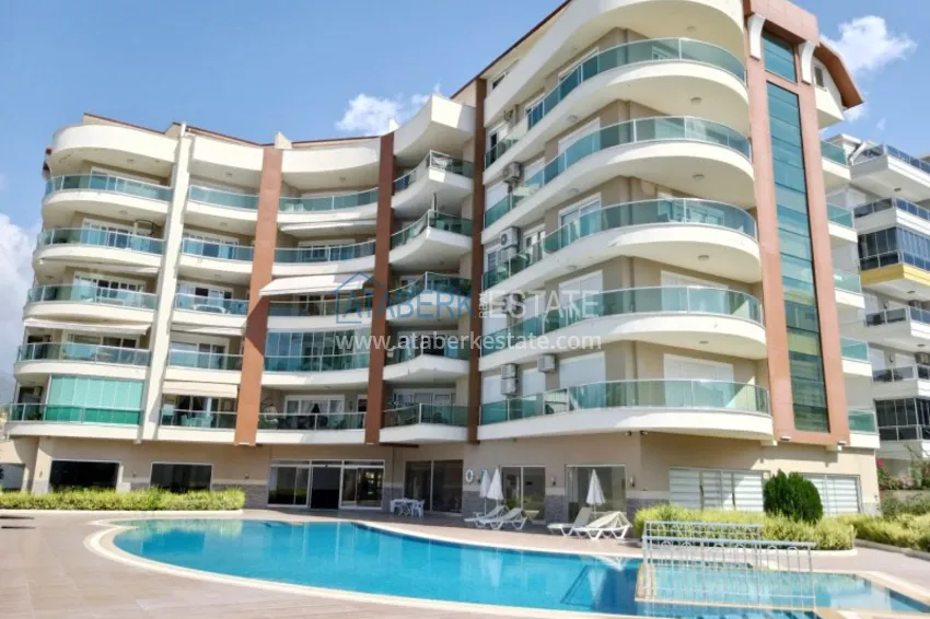 Квартира-дуплекс в Алании район Кестель с мебелью и открытым видом на море 1 