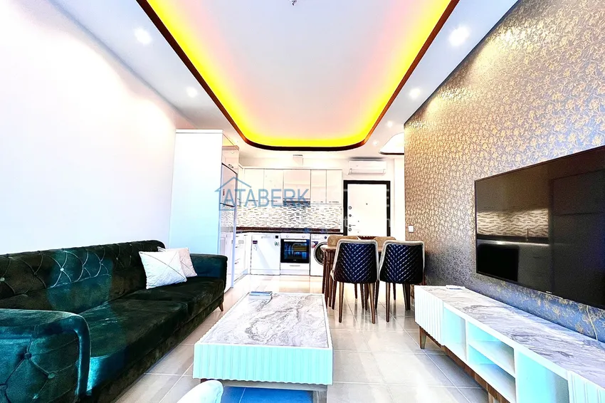 Приобрести Квартира в Махмутларе меблированная в комфортабельном комплексе 1 