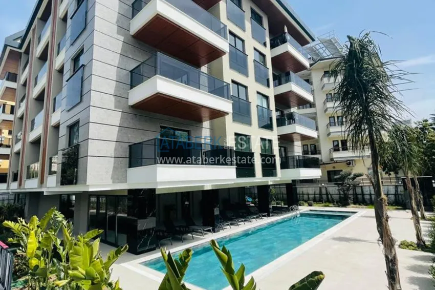 Квартира в центре Алании, в новом жилом комплексе - район пляжа Клеопатра 1 