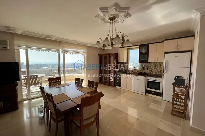 Приобрести Пентхаус в Махмутларе с мебелью, видом на море и горы  2 