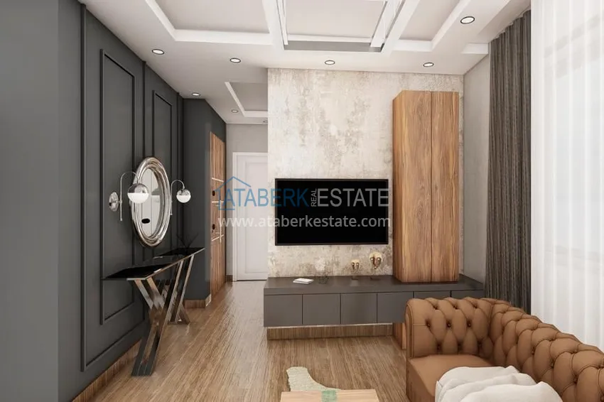 Приобрести Квартира в Авсалларе в строящемся комплексе от инвестора на расстоянии 1,2 км от Средиземного моря 1 