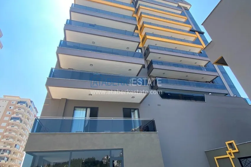 Квартира Махмутларе меблированная с отдельной кухней и частичным видом на море 3 