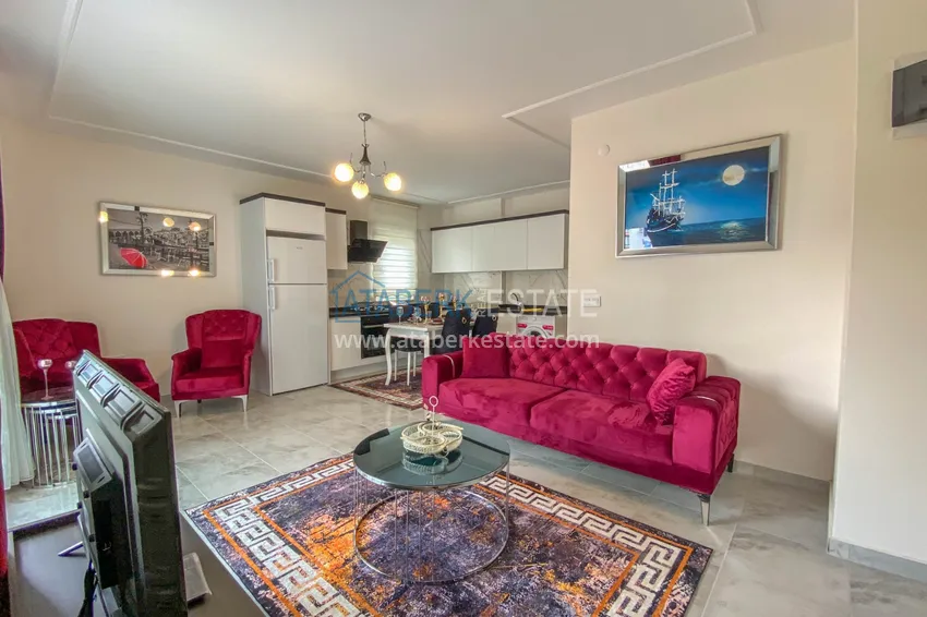 Приобрести Пентхаус в Алании - район Махмутлар, двухуровневый с новой мебелью 1