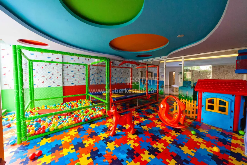 Квартира в Авсалларе с видом на море в комплексе с богатой инфраструктурой 17 