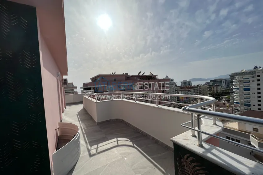 Приобрести Пентхаус-дуплекс в Махмутларе меблированный, с сауной и видом на море 20 