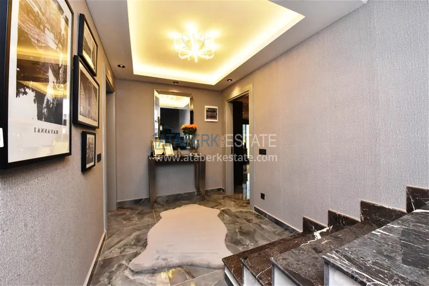 Приобрести Видовая вилла в горах – Алания, район Каргыджак меблированная с частным бассейном 21