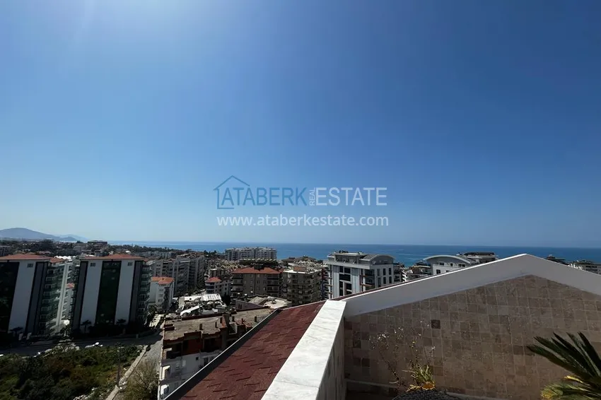 Приобрести Видовой пентхаус в районе Тосмур с мебелью в жилом комплексе 20 