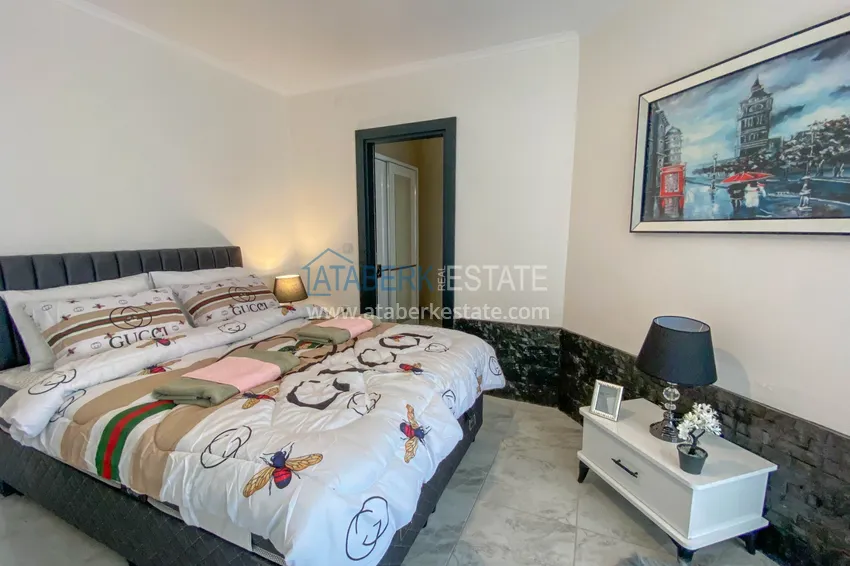 Приобрести Пентхаус в Алании - район Махмутлар, двухуровневый с новой мебелью 27