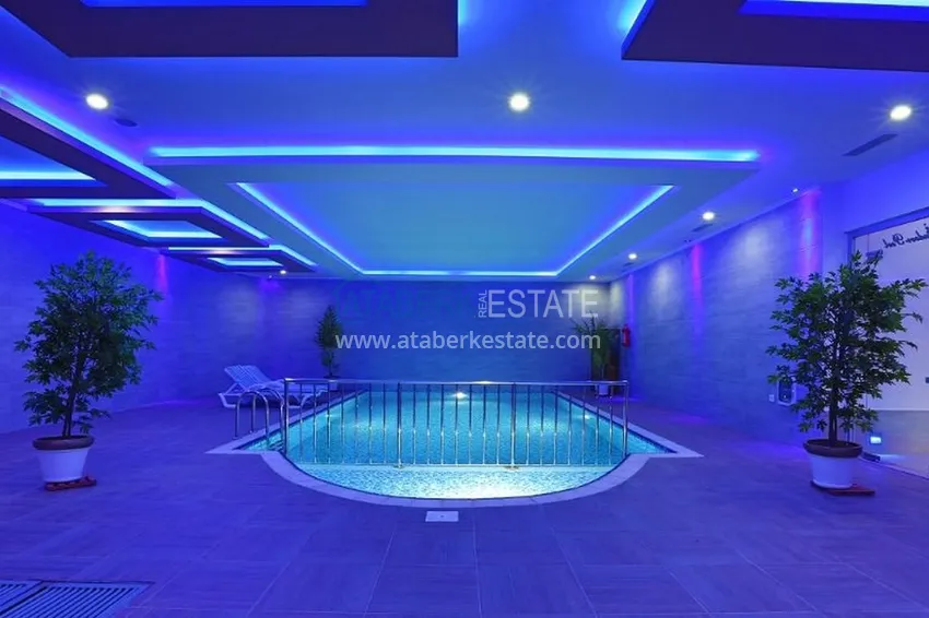 Квартира двухкомнатная с видом на море в комплексе с частным пляжем в Авсалларе 23 